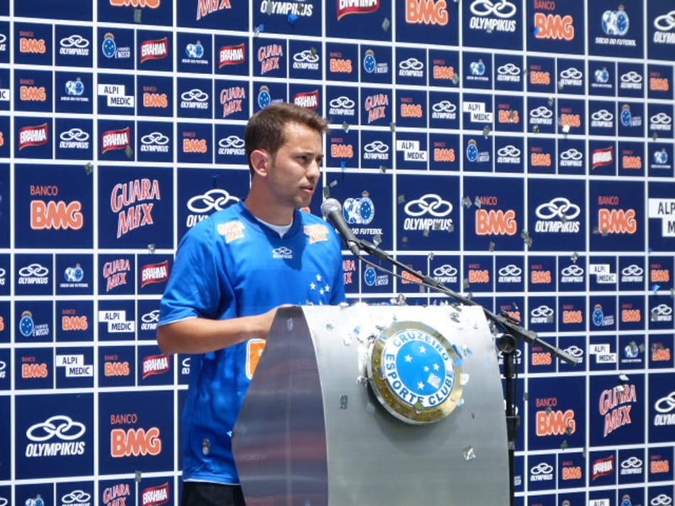 Apresentações de Everton Ribeiro e Dagoberto no Cruzeiro (Foto: Ícaro Souza)