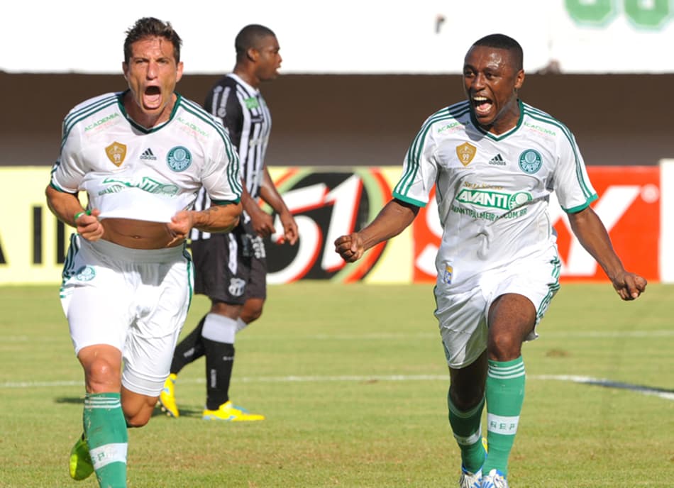 Gool do Eguren - Palmeiras x Ceará (Foto: Eduardo Efrain/ LANCE!Press)