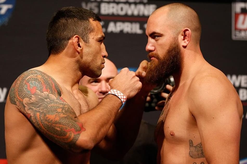 Fabricio Werdum, Travis Browne (FOTO: Divulgação/UFC)