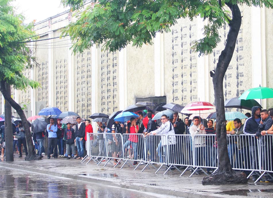 Fila do Vasco (Foto: Paulo Sérgio/ LANCE!Press)