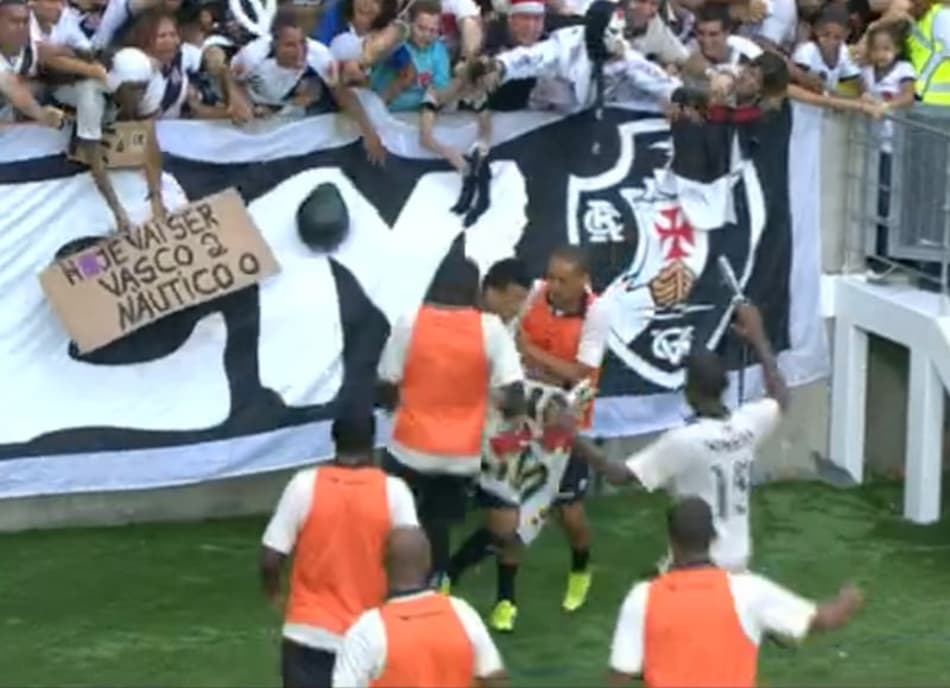 Frame: Vasco x Náutico (Foto: Reprodução)