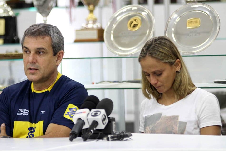 Vôlei - Coletiva Fabi (Foto: Alexandre Arruda/ CBV)
