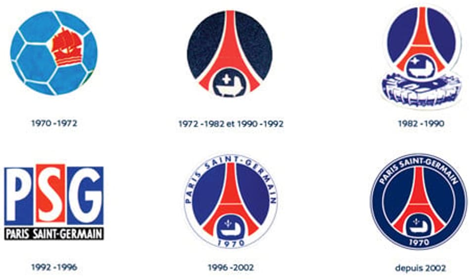Escudos PSG (Foto: Divulgação/PSG)