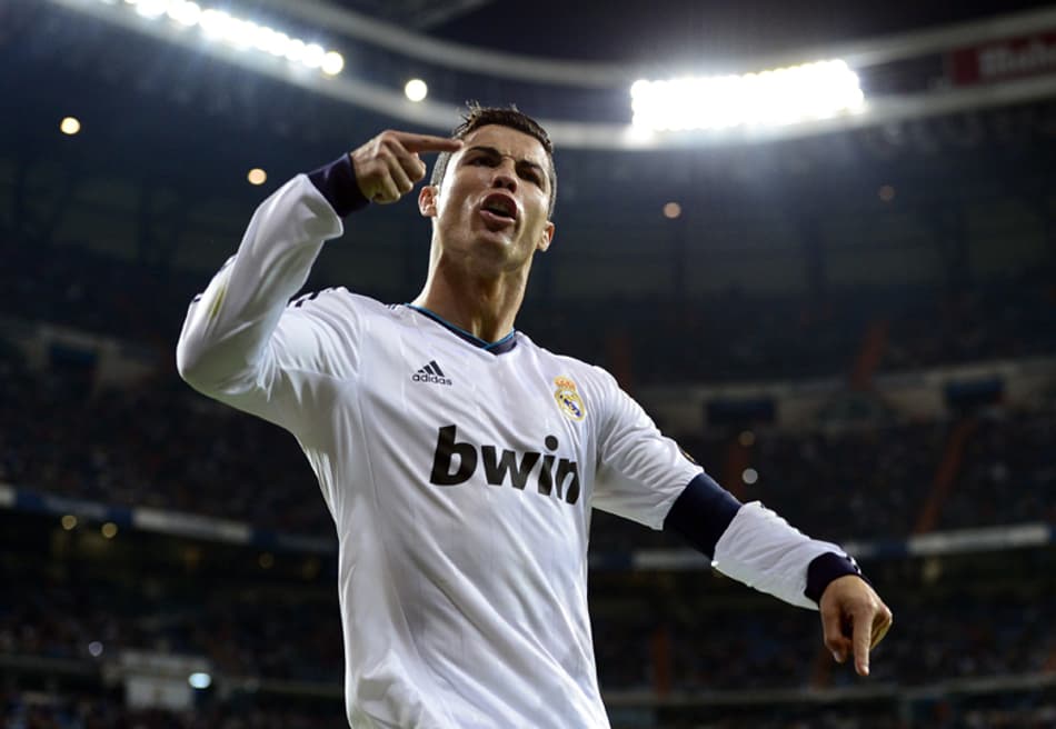 Cristiano Ronaldo comemora gol do Real Madrid (Foto: Javier Soriano/AFP)
