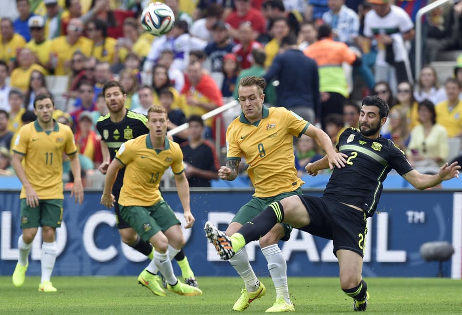Austrália x Espanha (Foto: William West/ AFP)