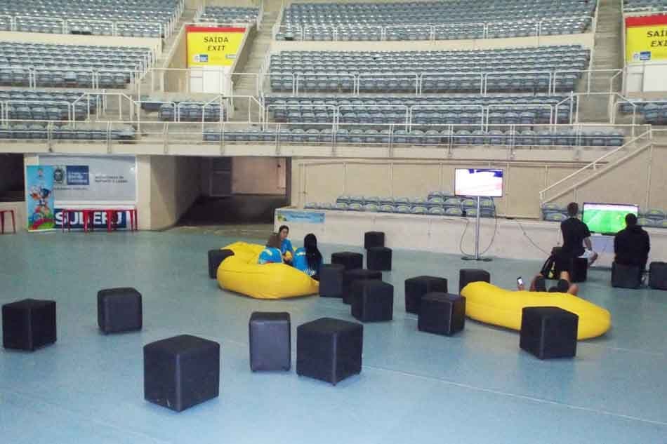 Voluntários da Copa são submetidos a exames (Foto: Luiz Signor)