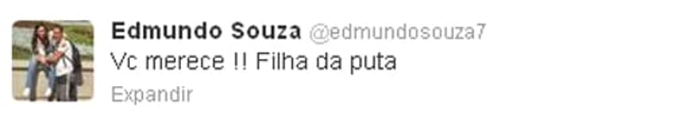 Edmundo xinga Luxemburgo no Twitter (Foto: Reprodução/Internet)