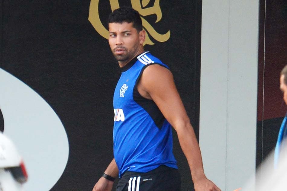Andre Santos - Treino do Flamengo (Foto: Alexandre Loureiro/LANCE!Press)