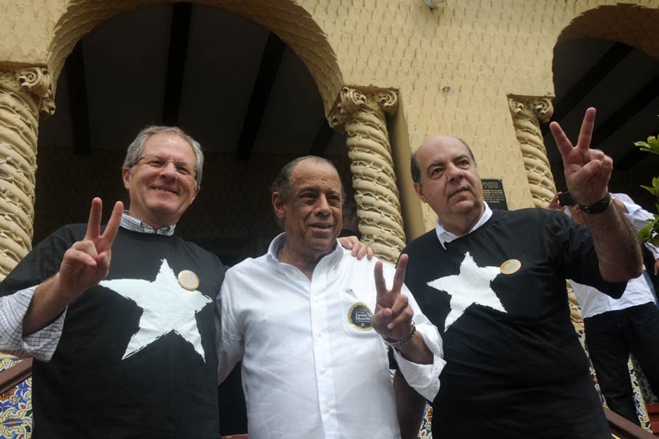 Eleições do Botafogo - Carlos Eduardo Pereira e Carlos Alberto Torres (Foto: Rossana Fraga/LANCE!Press)