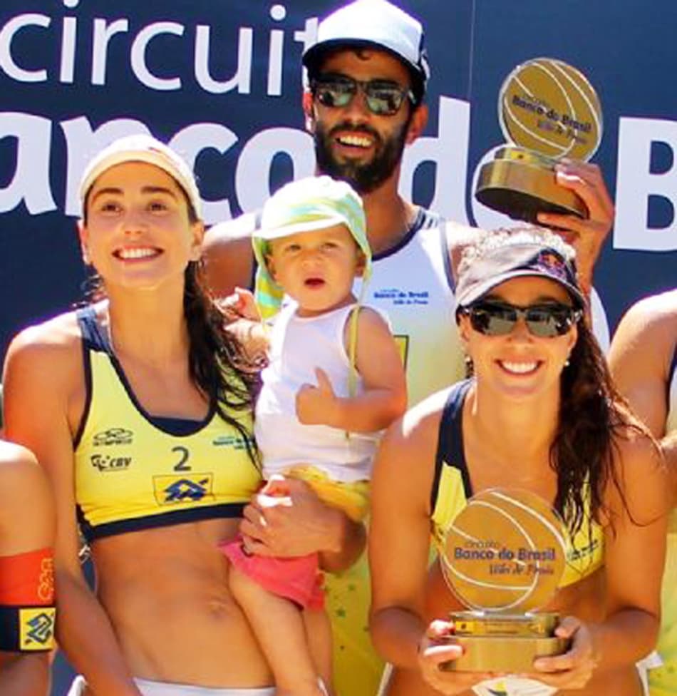 Maria Clara e Carol Vôlei de Praia (Foto: CBV)
