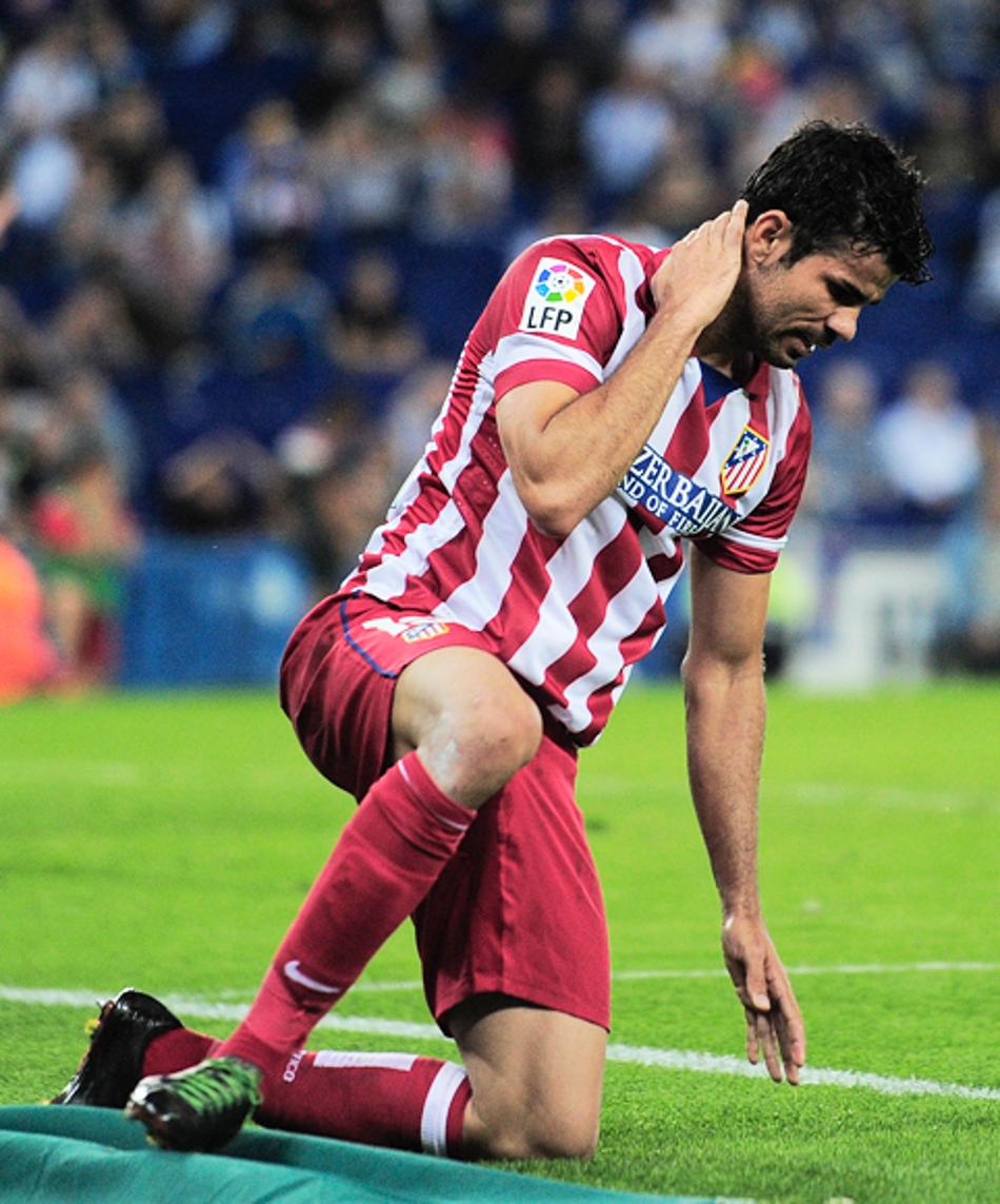 Diego da Silva Costa do Atlético Madrid (Foto: Josep Lago/AFP)