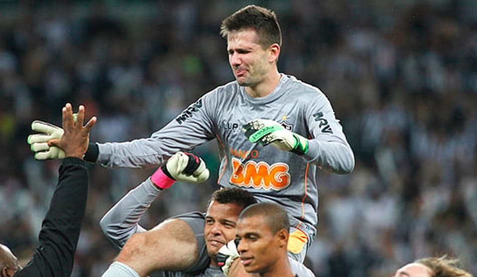 HOME: Victor - Atlético-MG x Olimpia (Foto: Vanderlei Almeida/ AFP)