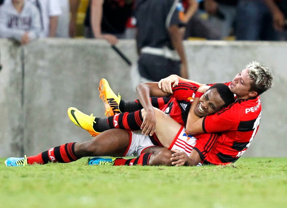 Flamengo x Botafogo - Adryan e Elias (Foto: Ricardo Ramos/ LANCE!Press)