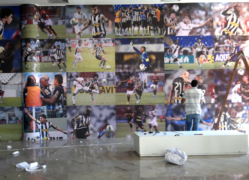 Painel Botafogo (Foto: Alexandre Braz)