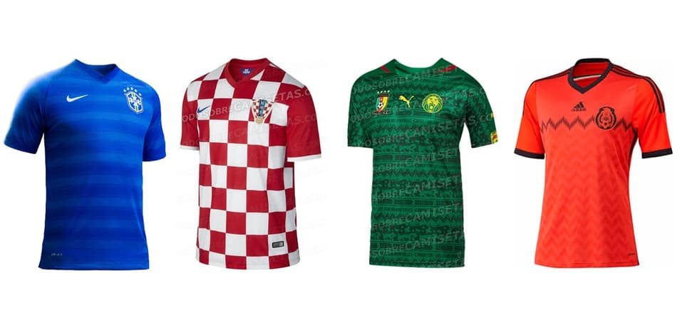 Uniformes Seleções (Fotos: Divulgação/Reprodução)