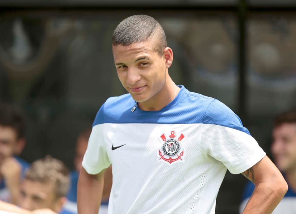Guilherme Arana - Treino do Corinthians Junior (Foto: Ale Cabral/ LANCE!Press)