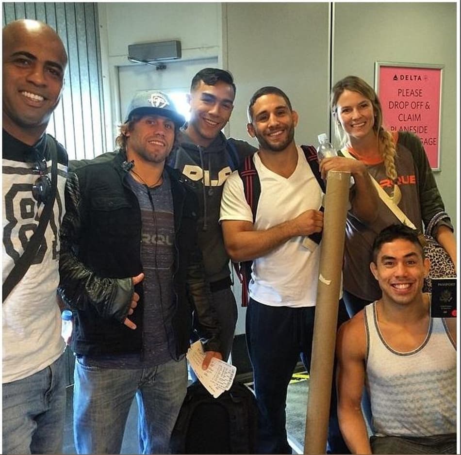 Pateta, Faber, Fili e Chad Mendes (FOTO: Reprodução)