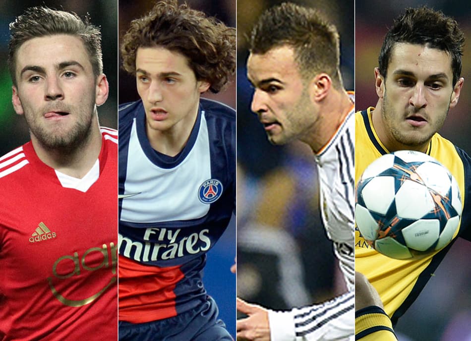 Luke Shaw, Rabiot, Jesé Rodriguez e Koke (Fotos: AFP)