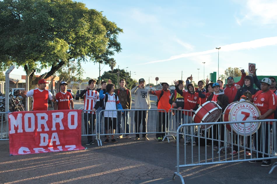 Martín Luque - chegada ao Internacional (Foto: Eduardo Moura)
