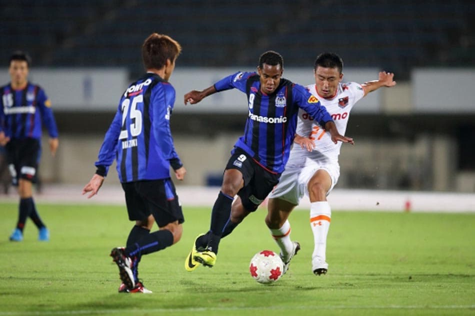 Lins na temporada (Foto: Gamba Osaka/Divulgação)