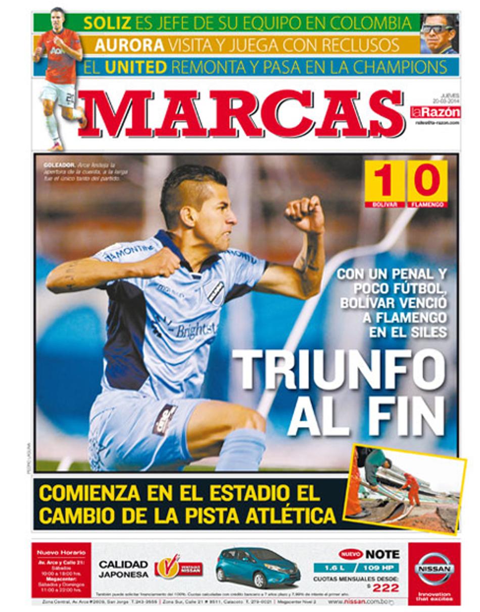 Marcas (Foto: Reprodução/ La Razón)