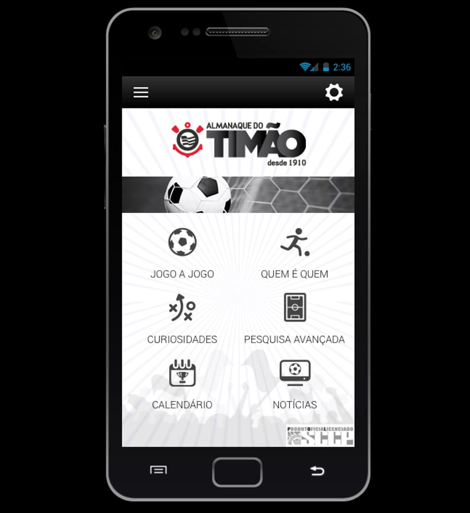 Almanaque do Timão estará disponível nos sistemas iOS e Android