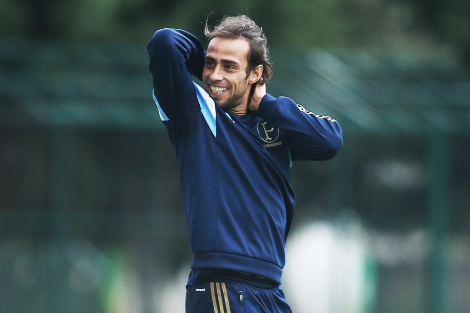 Valdivia - Treino do Palmeiras (Foto: Eduardo Viana/LANCE!Press)