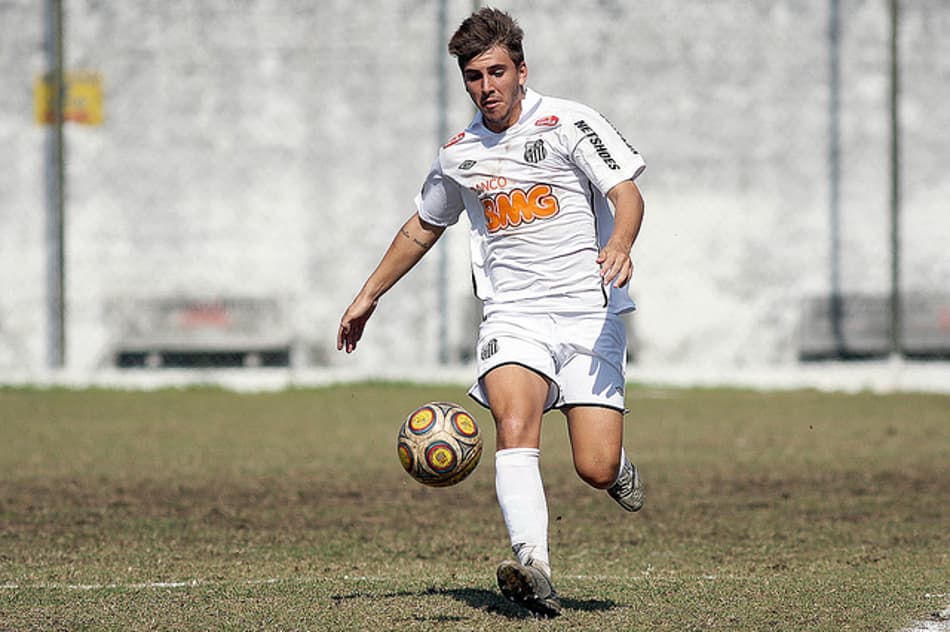 Bruno Lamas, do Santos (Foto: Pedro Ernesto Guerra / Divulgação)