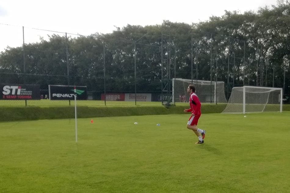 Treino do São Paulo (Foto: Bruno Grossi)