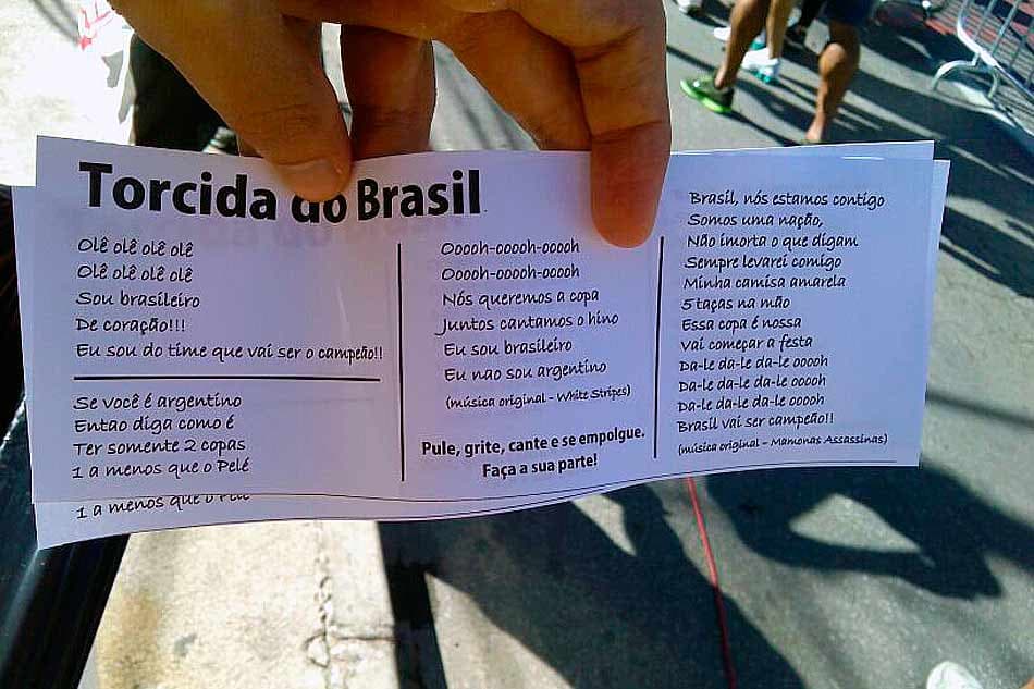 Climão - Brasil x Chile (Foto: Eduardo Mendes)
