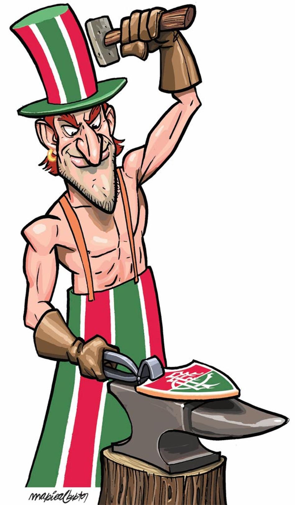 Charge Mario Alberto - Fluminense forjando