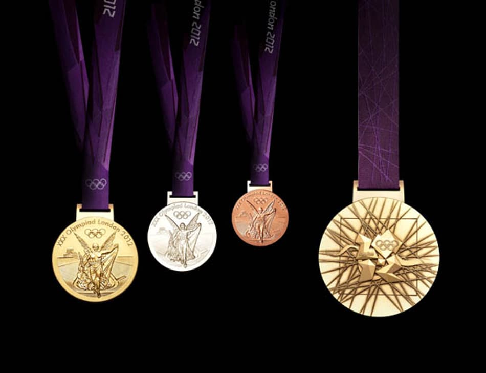Medalhas da Olimpíada de Londres-2012 (Foto: EFE/Locog)