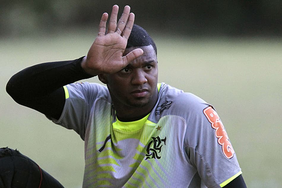 Felipe no treino às vésperas de enfrentrar o Botafogo (foto: Ricardo Ramos)
