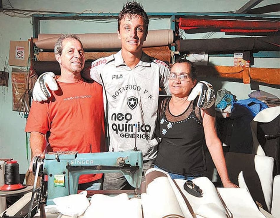 Milton sempre teve a ajuda dos pais para conseguir realizar seu sonho - foto de Alexandre Loureiro