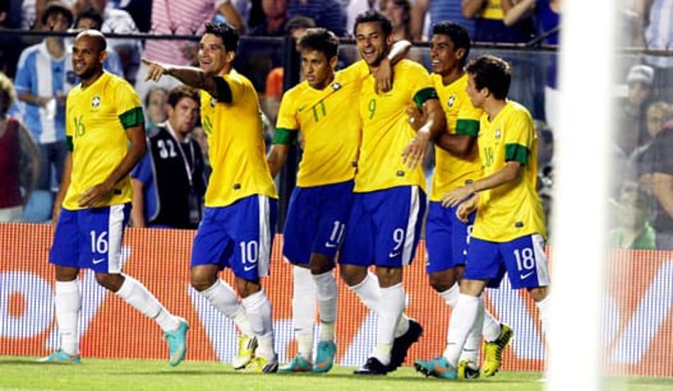 Argentina x Brasil - Superclássico - Gol do Fred (Foto: Mowa Press)