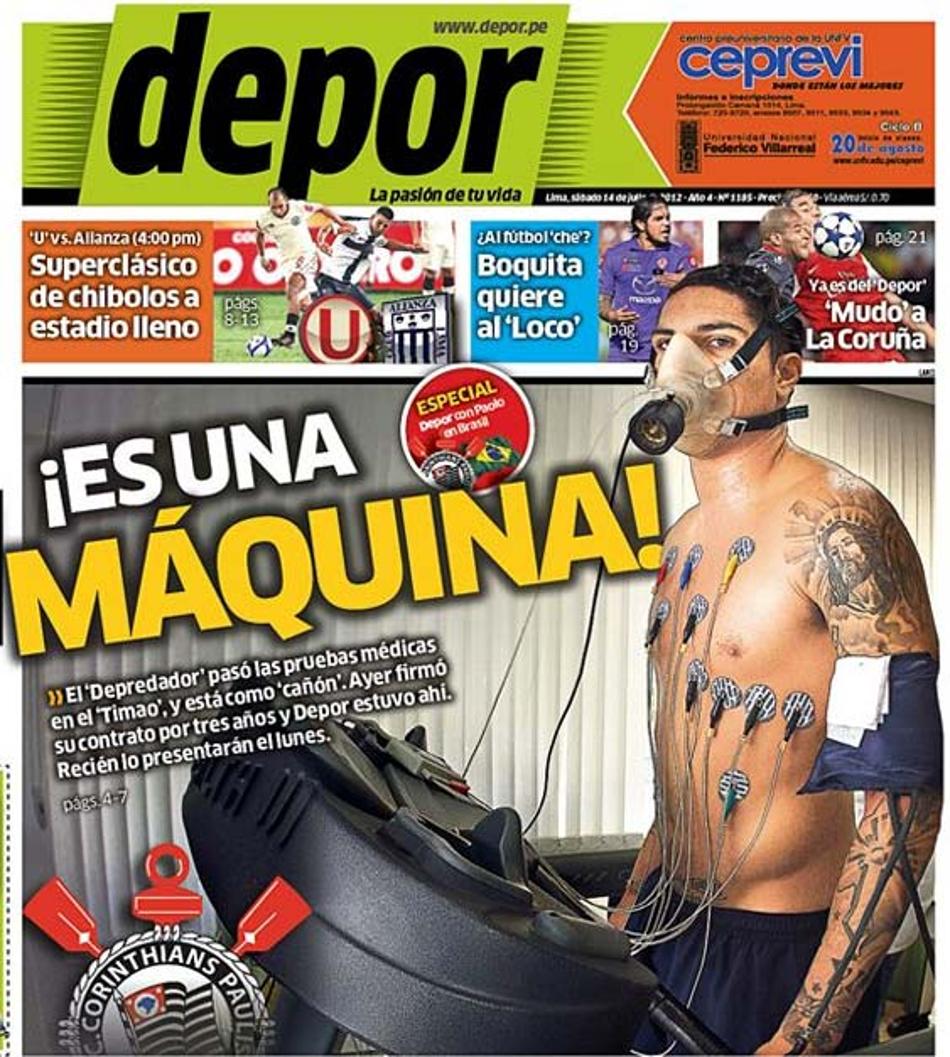 Capa Depor (Foto: Reprodução)