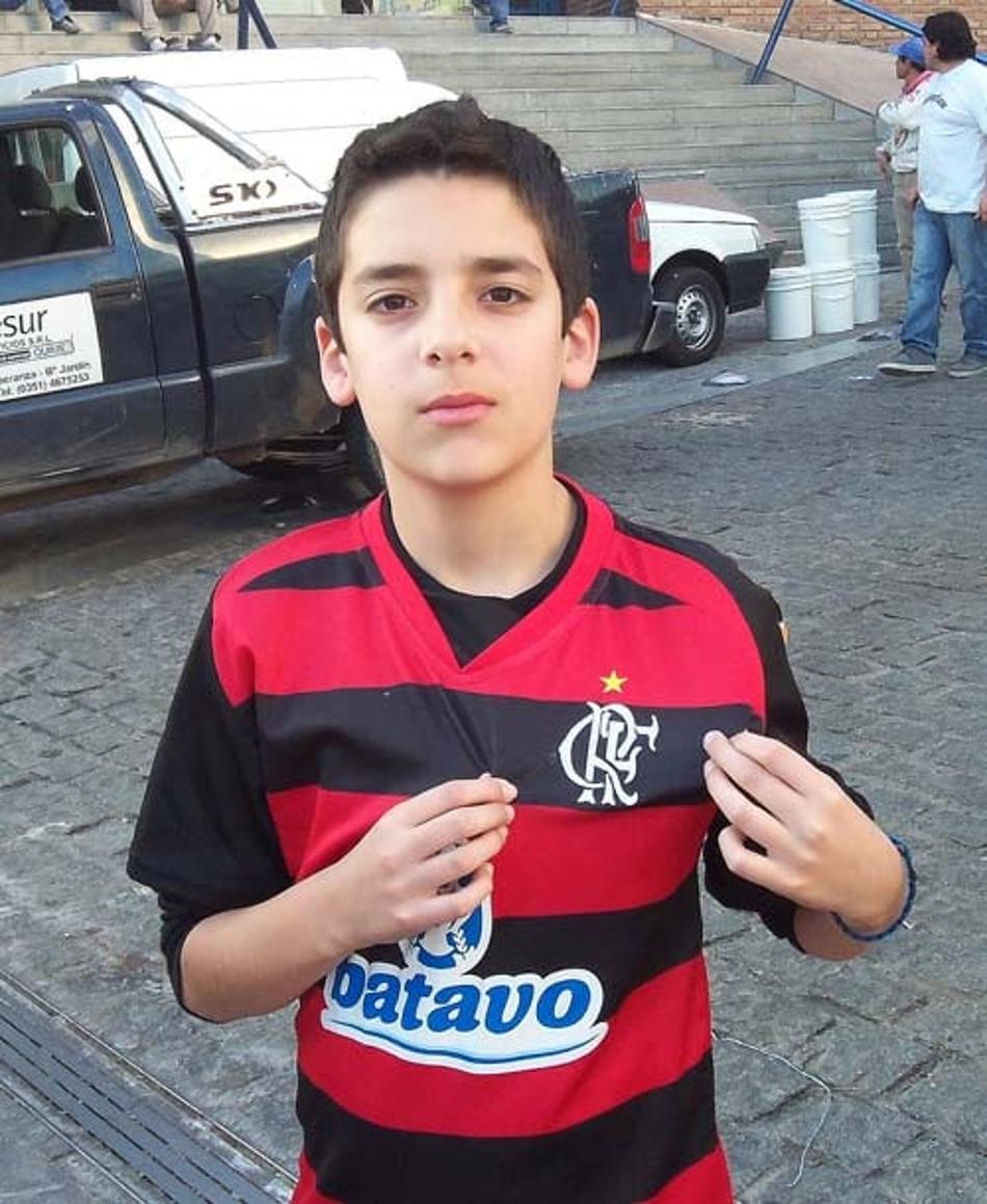 Torcedor argentino e do Flamengo em Córdoba - Superclássico das Américas (Foto: Eduardo Mendes)