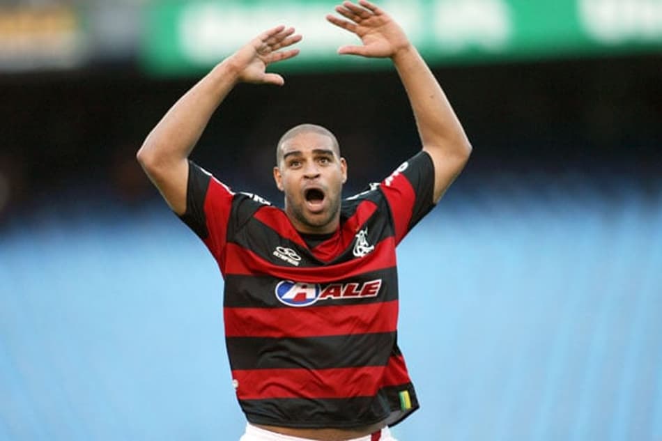 Adriano - Fla X Santos (Foto: Ricardo Cassiano)