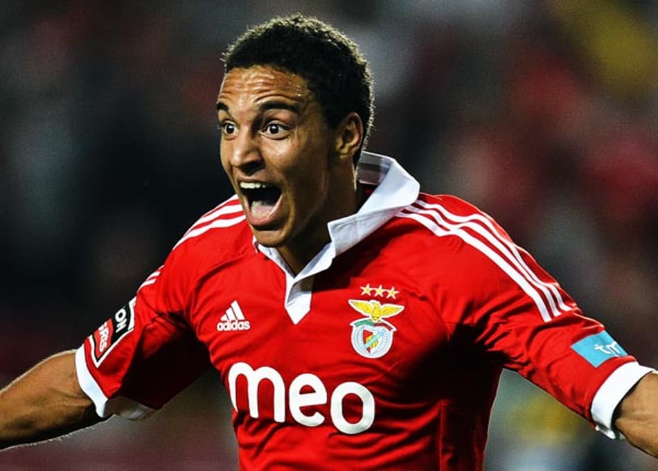 Benfica x Beira Mar - Gol do Rodrigo Moreno Machado (Foto: Patrícia de Melo Moreira/AFP)