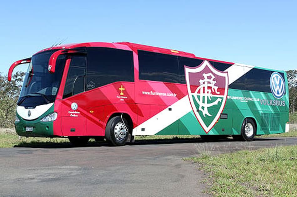 Ônibus do Fluminense (Foto: Divulgação)