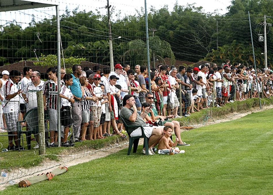 Torcida - Fluminense x Audax Rio (Foto: Paulo Sérgio)