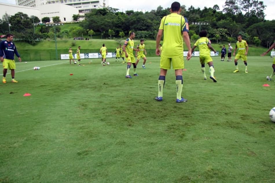 Gramado em Atibaia começa a ficar desgastado