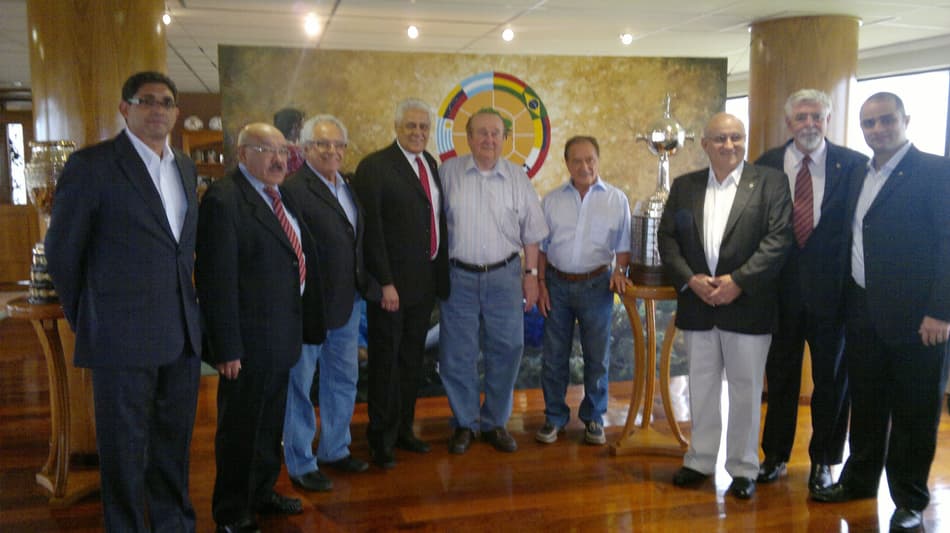 Roberto Dinamite e Nicolas Leoz - Vasco (Foto: Rodrigo Ciantar)