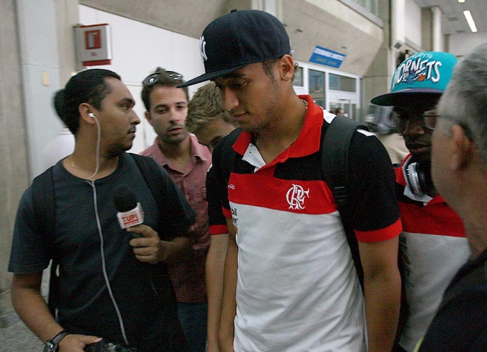 Desembarque do time do Flamengo (Foto Rafael Moraes)