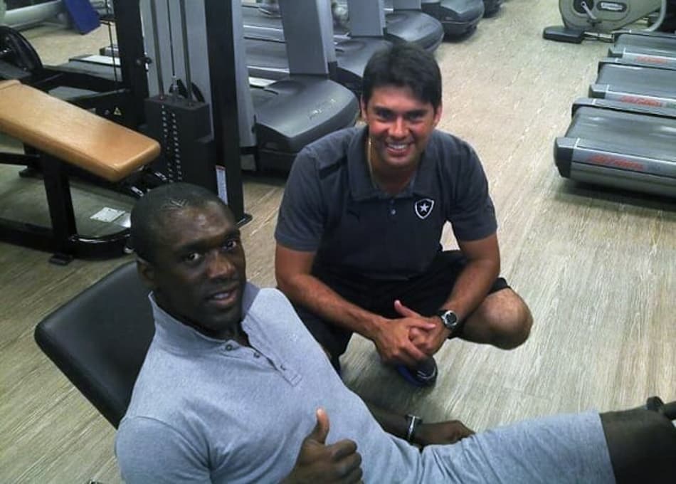 FOTO: Seedorf já faz primeiro treino pelo Botafogo
