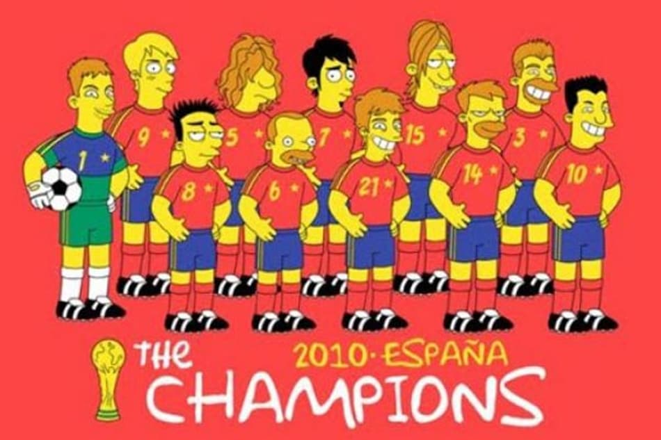 Simpsons camisa da Espanha (Foto: Divulgação)