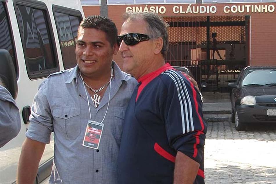 Zico em evento na Gávea (Foto: Bruno Braga)