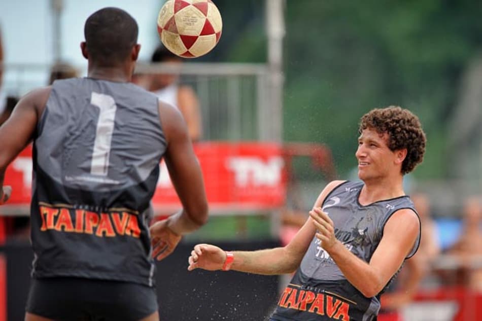 Futevôlei do Santos - Elano (Foto: Ivan Storti)