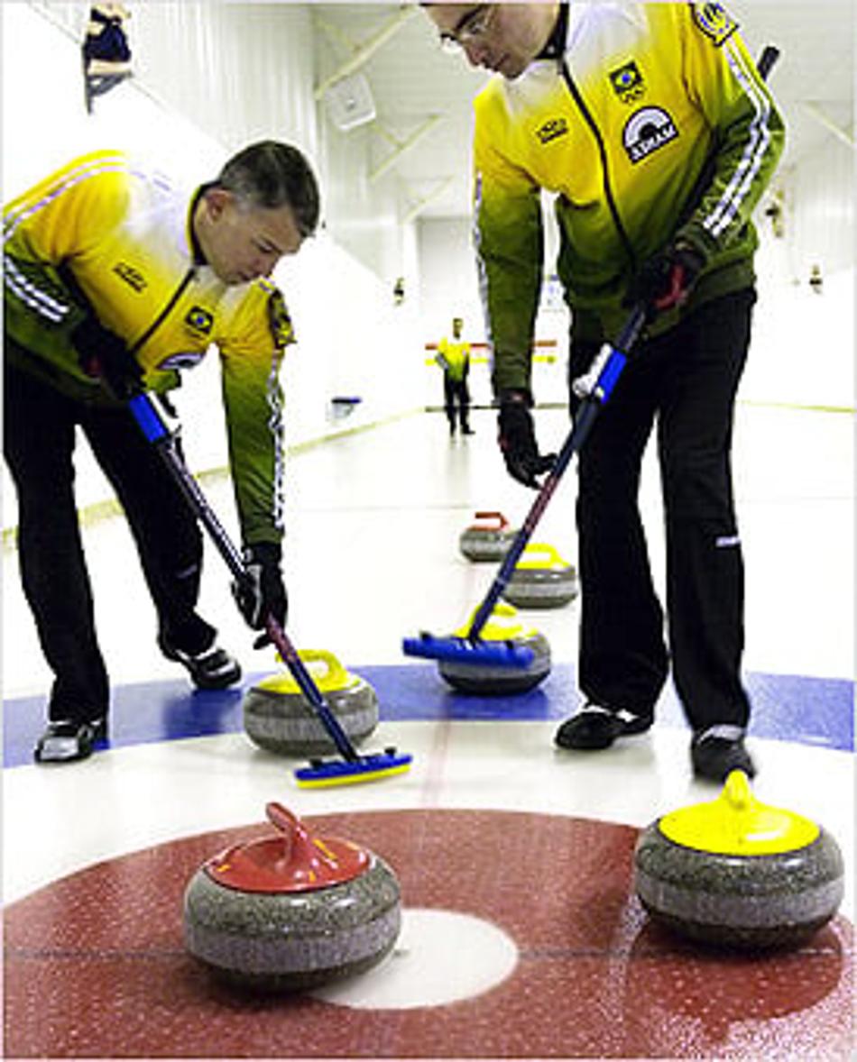 Seleção Brasileira de curling (Foto: Divulgação/CBDG)