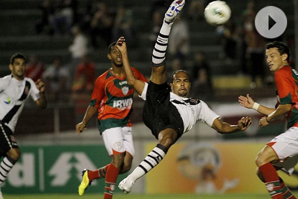 Player - Portuguesa x Vasco - Gol Alecsandro (Foto: Tom Dib)